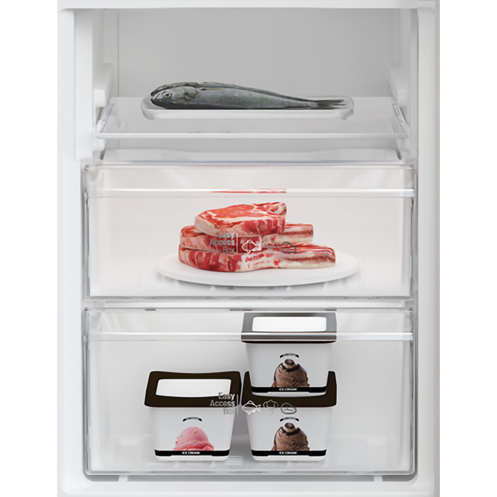 Combina frigorifica ARCTIC AK54270M40S, 262 l, H 171 cm, Clasa E, argintiu