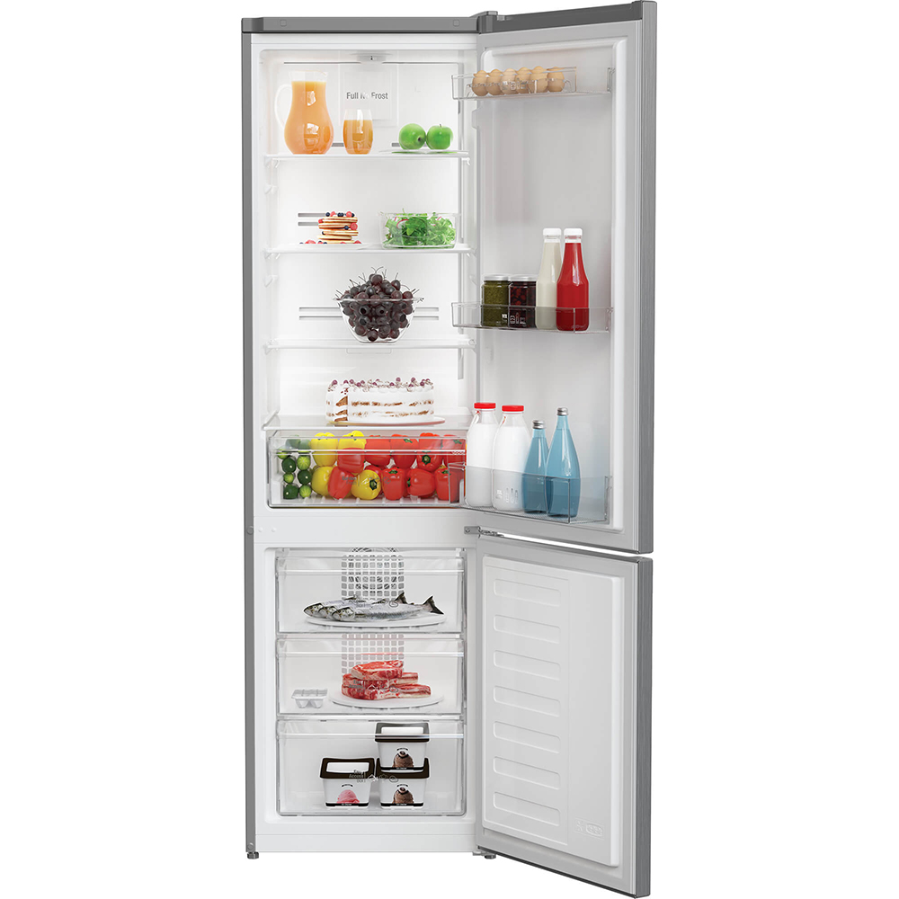 Combina frigorifica ARCTIC AK54305M40NFS, No Frost, 266 l, H 181 cm, Clasa E, argintiu