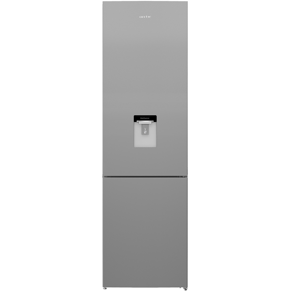 Combina frigorifica ARCTIC AK60406M40DS, 386 l, H 202.5 cm, Clasa E, Dozator apa, argntiu
