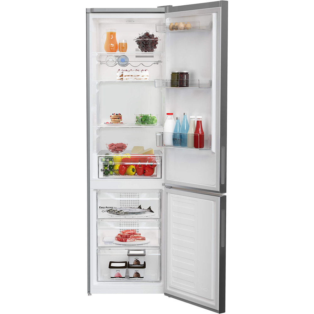 Combina frigorifica ARCTIC AK60406M40S, 386 l, H 202.5 cm, Clasa E, argintiu