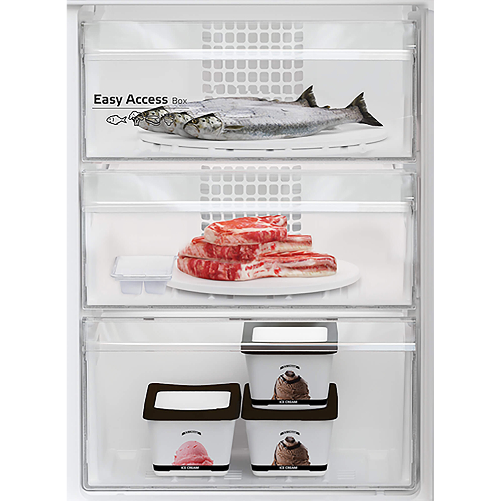 Combina frigorifica ARCTIC AK60406M40S, 386 l, H 202.5 cm, Clasa E, argintiu