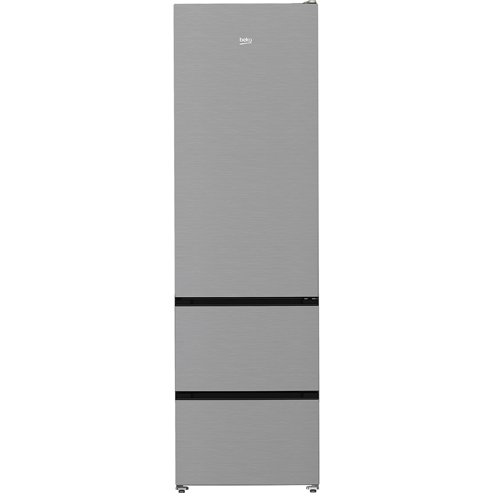 Combina frigorifica BEKO B3RGNA354HXB1, No Frost, 351 l, H 203.5 cm, Clasa E, inox