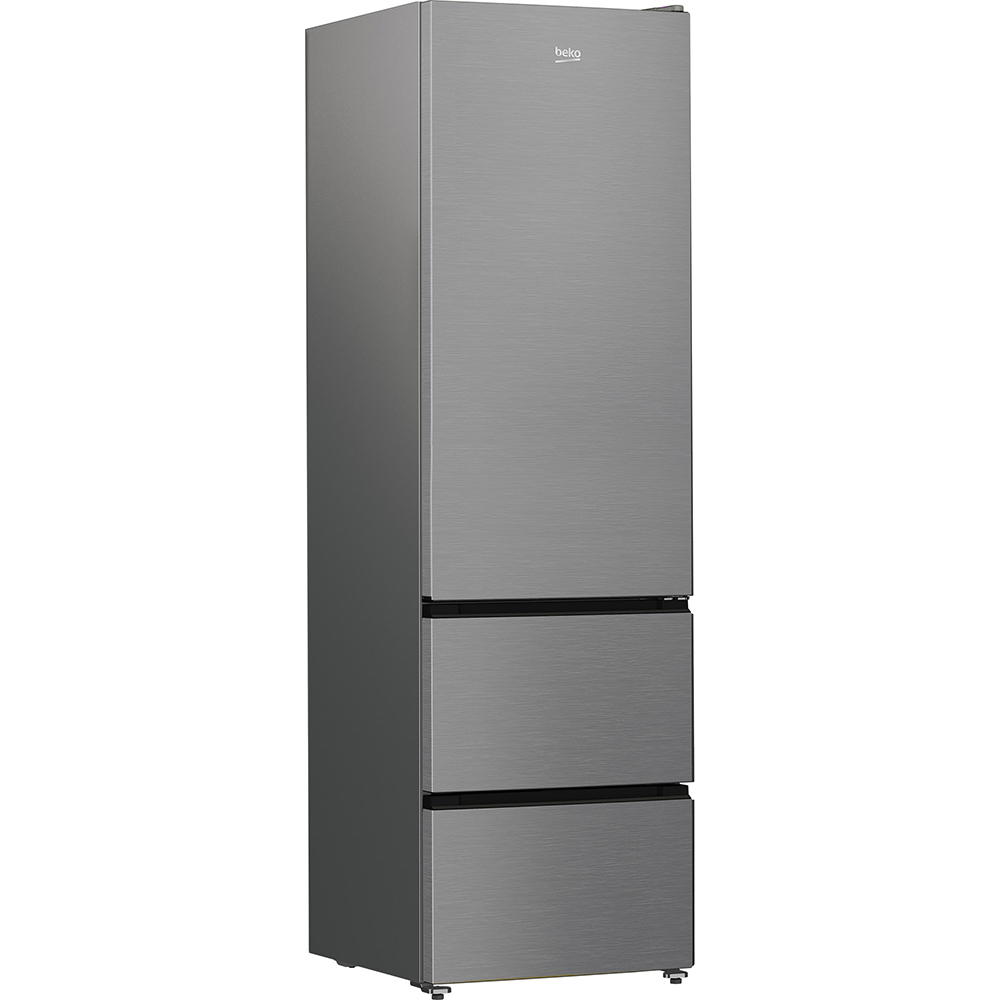 Combina frigorifica BEKO B3RGNA354HXB1, No Frost, 351 l, H 203.5 cm, Clasa E, inox
