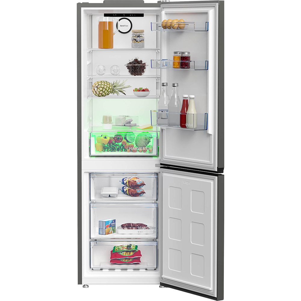 Combina frigorifica BEKO B5RCNA365HG, No Frost, 316 l, H 186.5 cm, Clasa D, gri