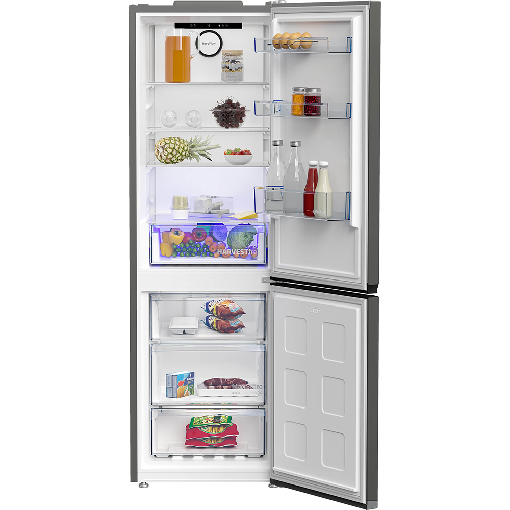 Combina frigorifica BEKO B5RCNA365HG, No Frost, 316 l, H 186.5 cm, Clasa D, gri