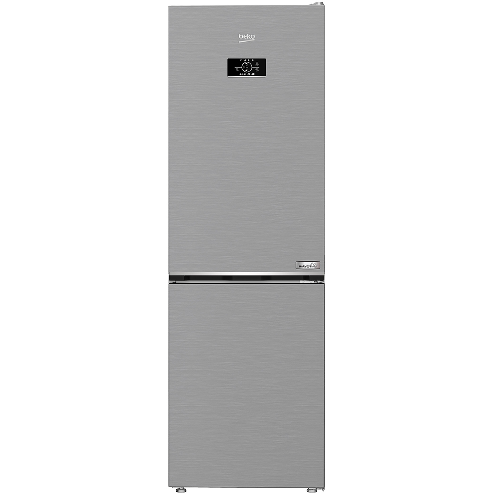 Combina frigorifica BEKO B5RCNA365HXB, No Frost, 316 L, H 186.5 cm, Clasa D, argintiu