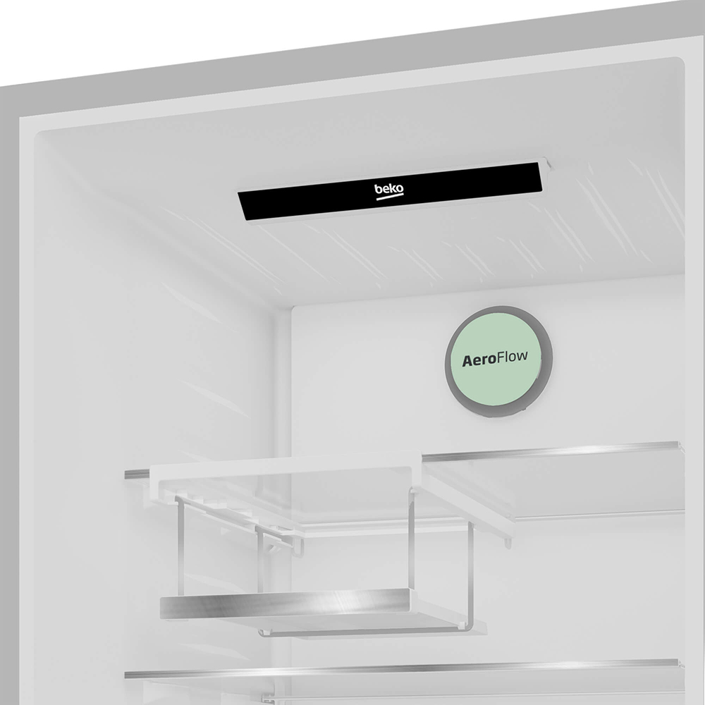 Combina frigorifica BEKO B5RCNA365ZXBR, No Frost, 316 l, H 186.5 cm, Clasa D, dark inox