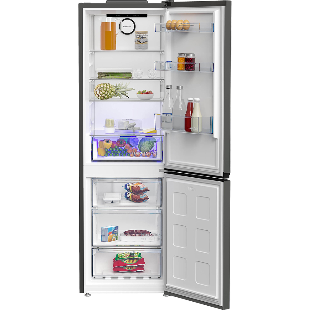 Combina frigorifica BEKO B5RCNA366HG, No Frost, 316 l, H 186.5 cm, Clasa C, gri