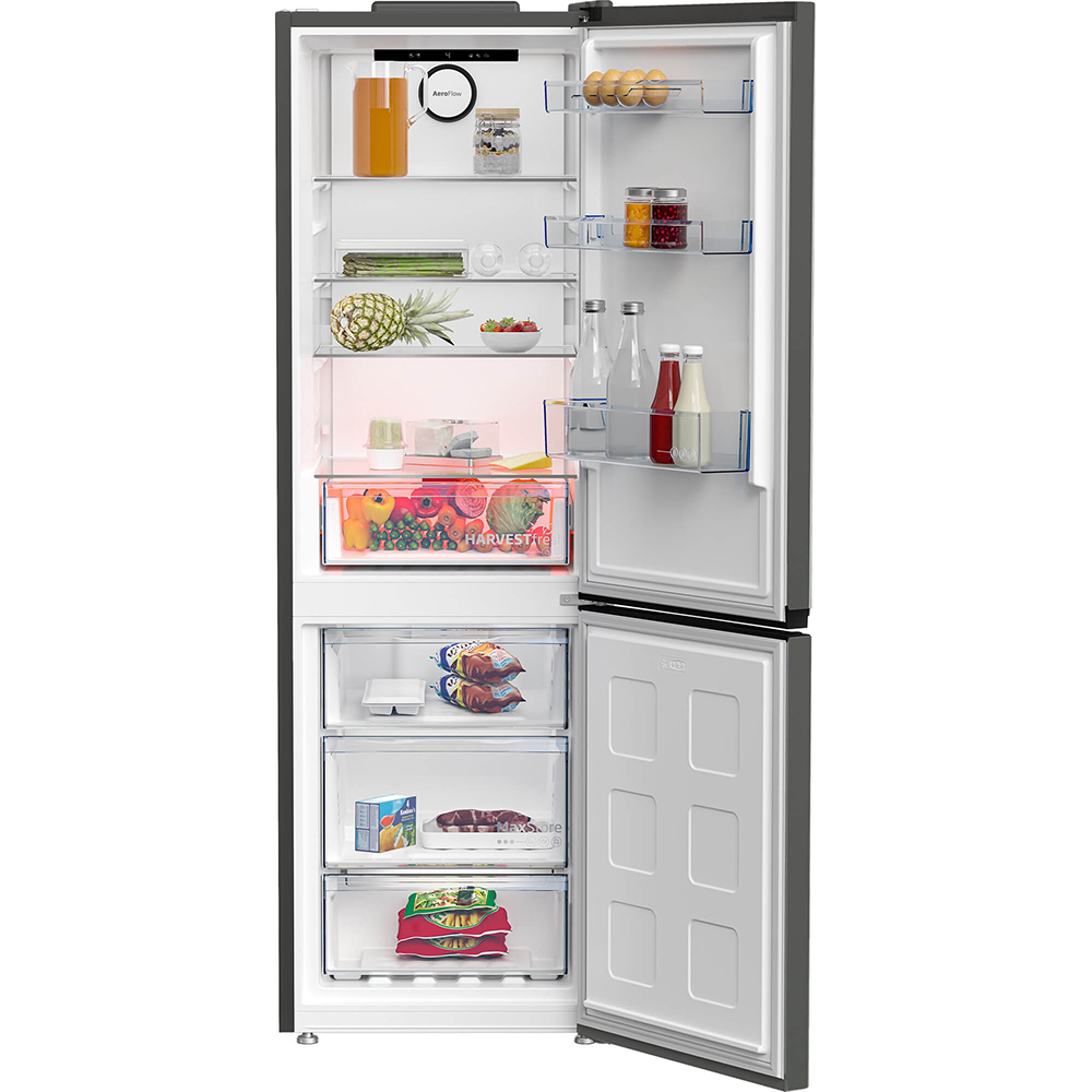 Combina frigorifica BEKO B5RCNA366HG, No Frost, 316 l, H 186.5 cm, Clasa C, gri