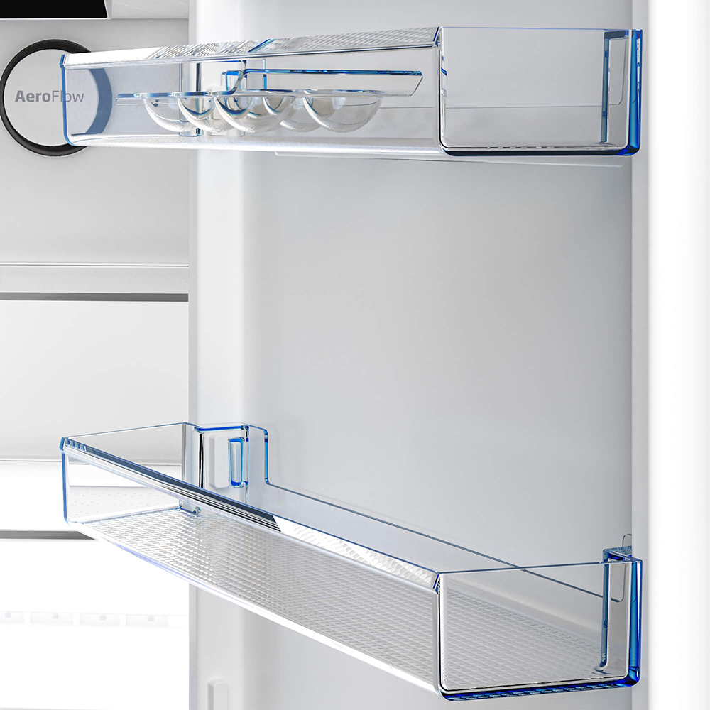 Combina frigorifica BEKO B5RCNA406HXBR, No Frost, 355 l, H 203.5 cm, Clasa C, dark inox