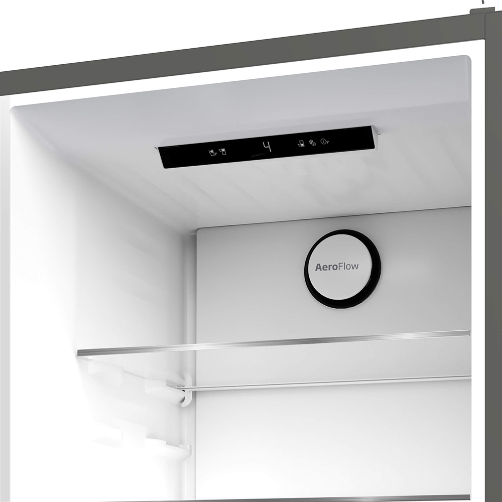 Combina frigorifica BEKO B5RCNA406HXBR, No Frost, 355 l, H 203.5 cm, Clasa C, dark inox