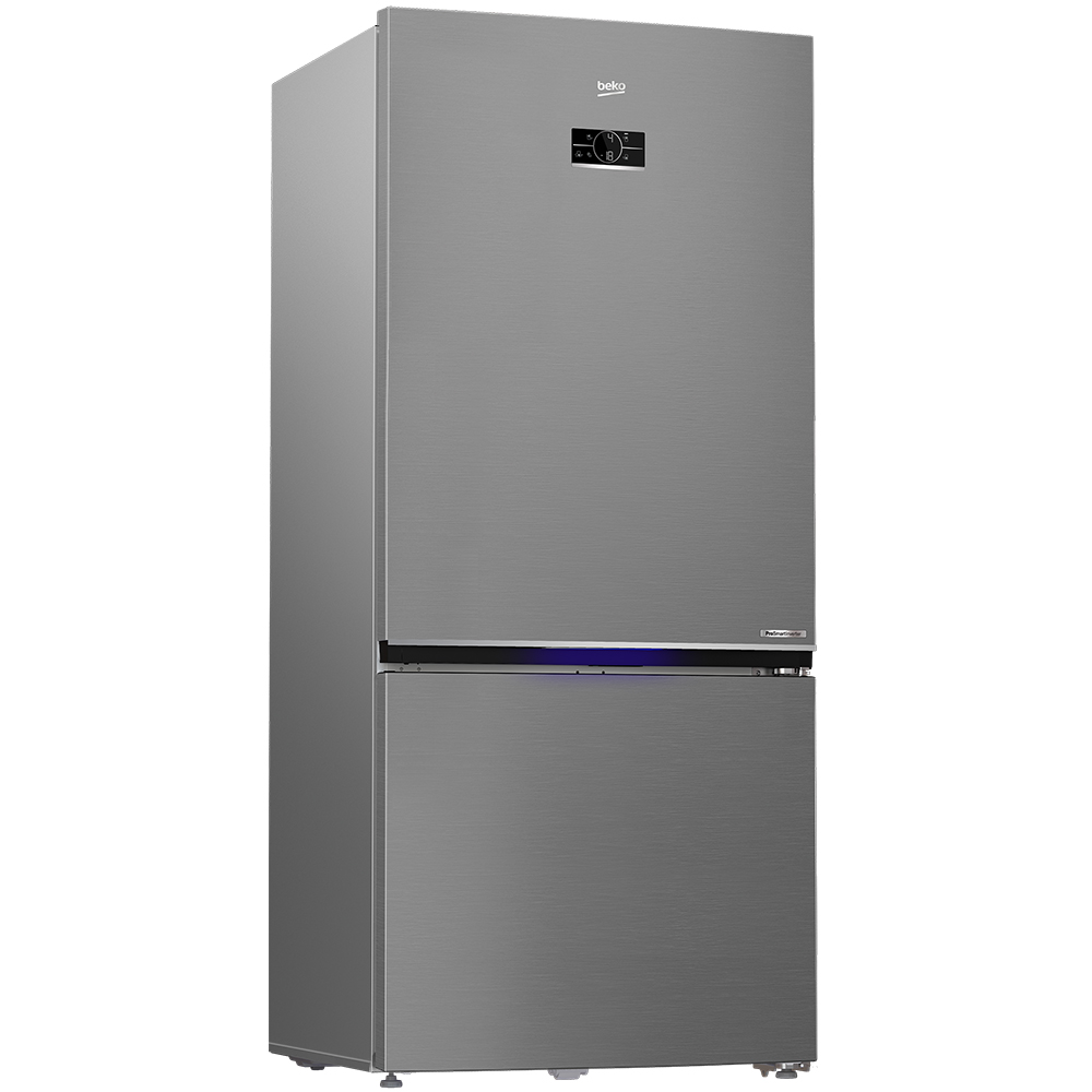 Combina frigorifica BEKO B5RCNE615ZXP, No Frost, 615 l, H 193.5 cm, Clasa D, argintiu