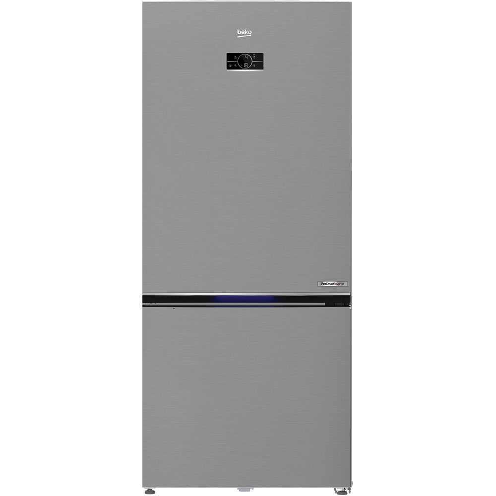 Combina frigorifica BEKO B5RCNE615ZXP, No Frost, 615 l, H 193.5 cm, Clasa D, argintiu