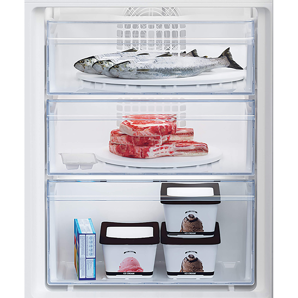 Combina frigorifica incorporabila BEKO BCHA275K41SN, 262 l, H 177.5 cm, Clasa E