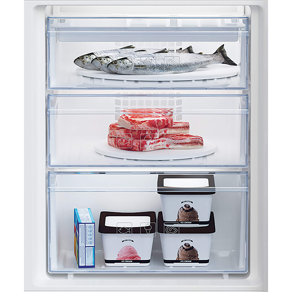 Combina frigorifica incorporabila BEKO BCSA285K4SN, 271 l, H 177.5 cm, Clasa E