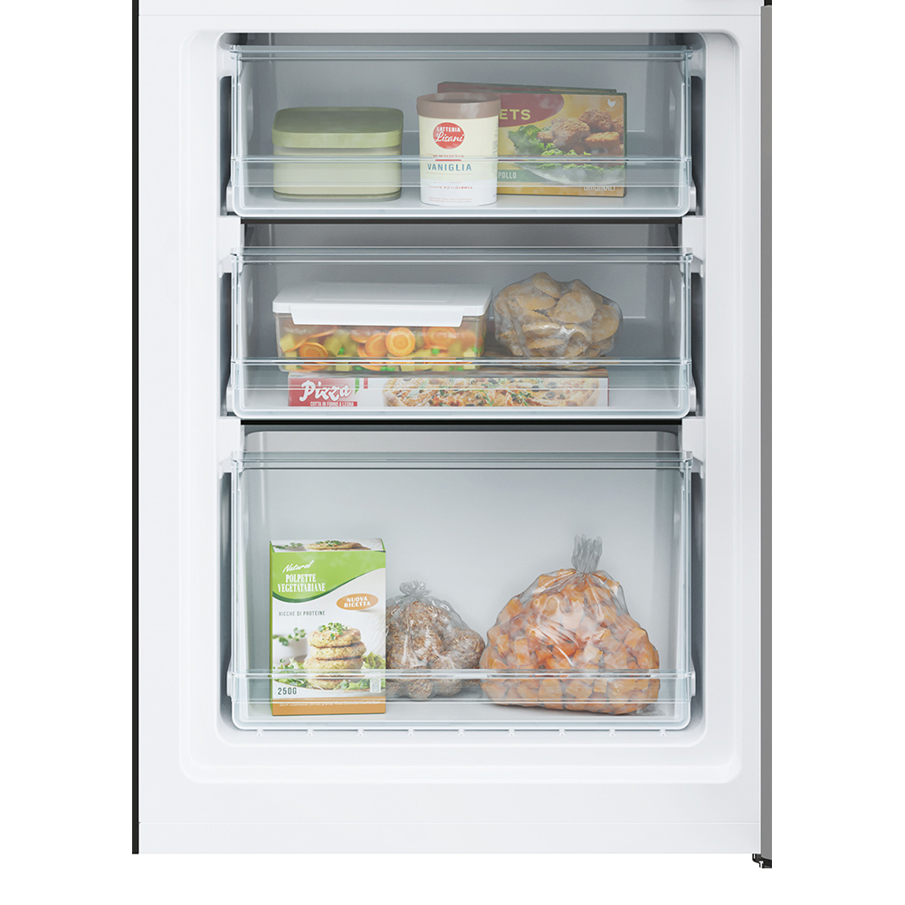 Combina frigorifica CANDY CCT3L517EB, Low Frost, 260 l, H 176 cm, Clasa E, negru