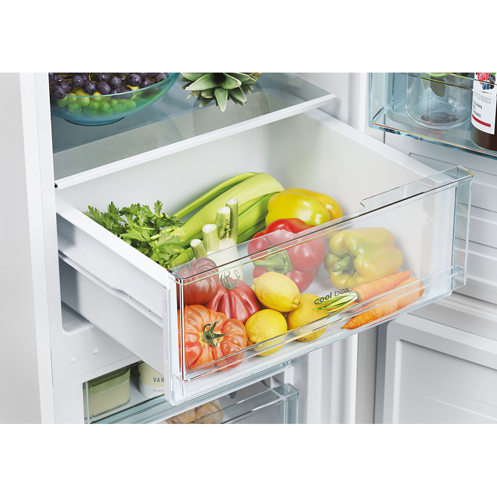 Combina frigorifica CANDY CCT3L517EW, Low Frost, 260 l, H 176 cm, Clasa E, alb