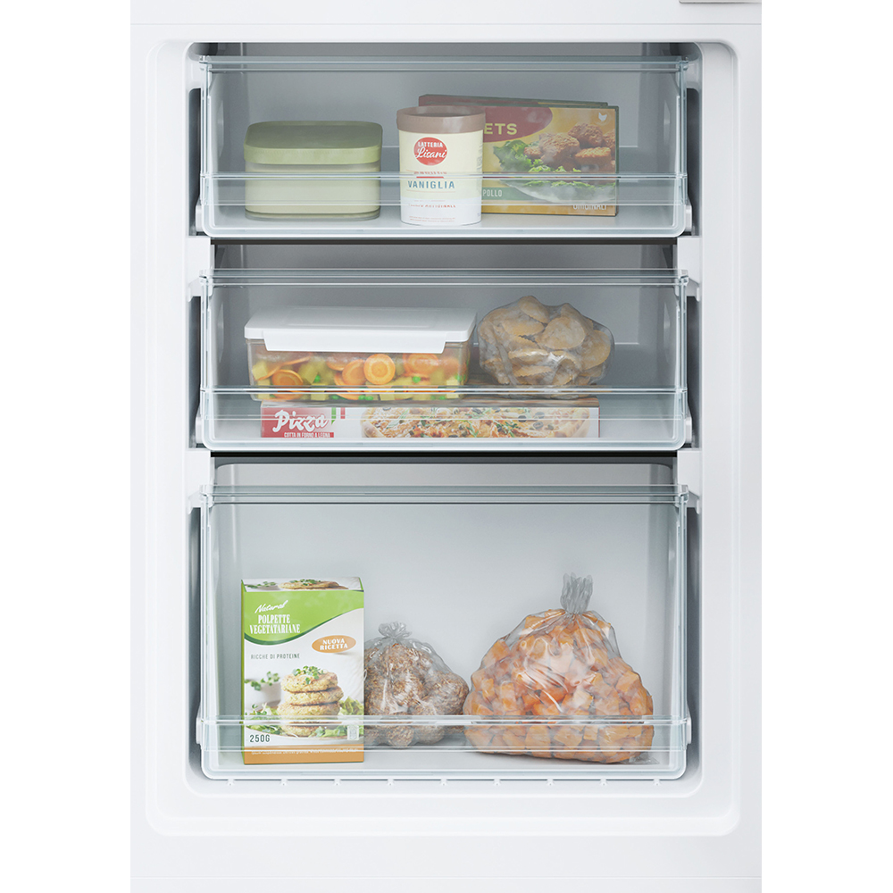 Combina frigorifica CANDY CCT3L517EW, Low Frost, 260 l, H 176 cm, Clasa E, alb
