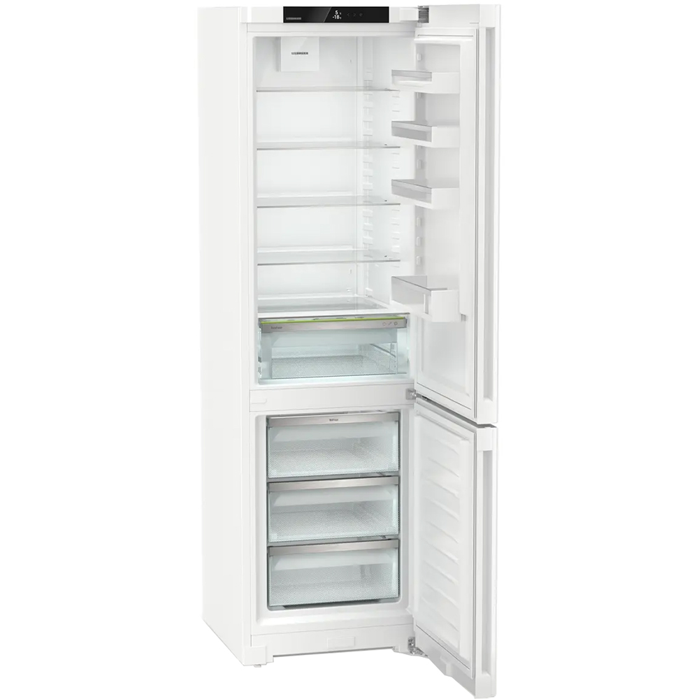 Combina frigorifica LIEBHERR CNc 5703 Pure, Duo Cooling, 371 l, H 201.5 cm, Clasa C, alb
