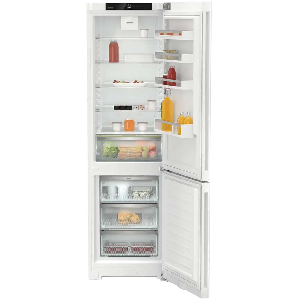 Combina frigorifica LIEBHERR CNd 5703 Pure, Duo Cooling, 371 l, H 201.5 cm, Clasa D, alb