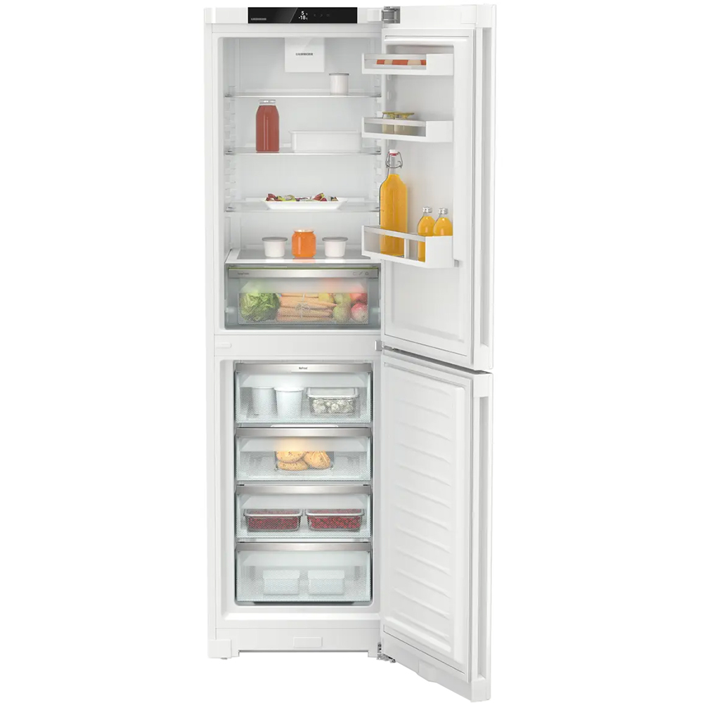 Combina frigorifica LIEBHERR CNd 5704 Pure, Duo Cooling, 359 l, H 201.5 cm, Clasa D, alb