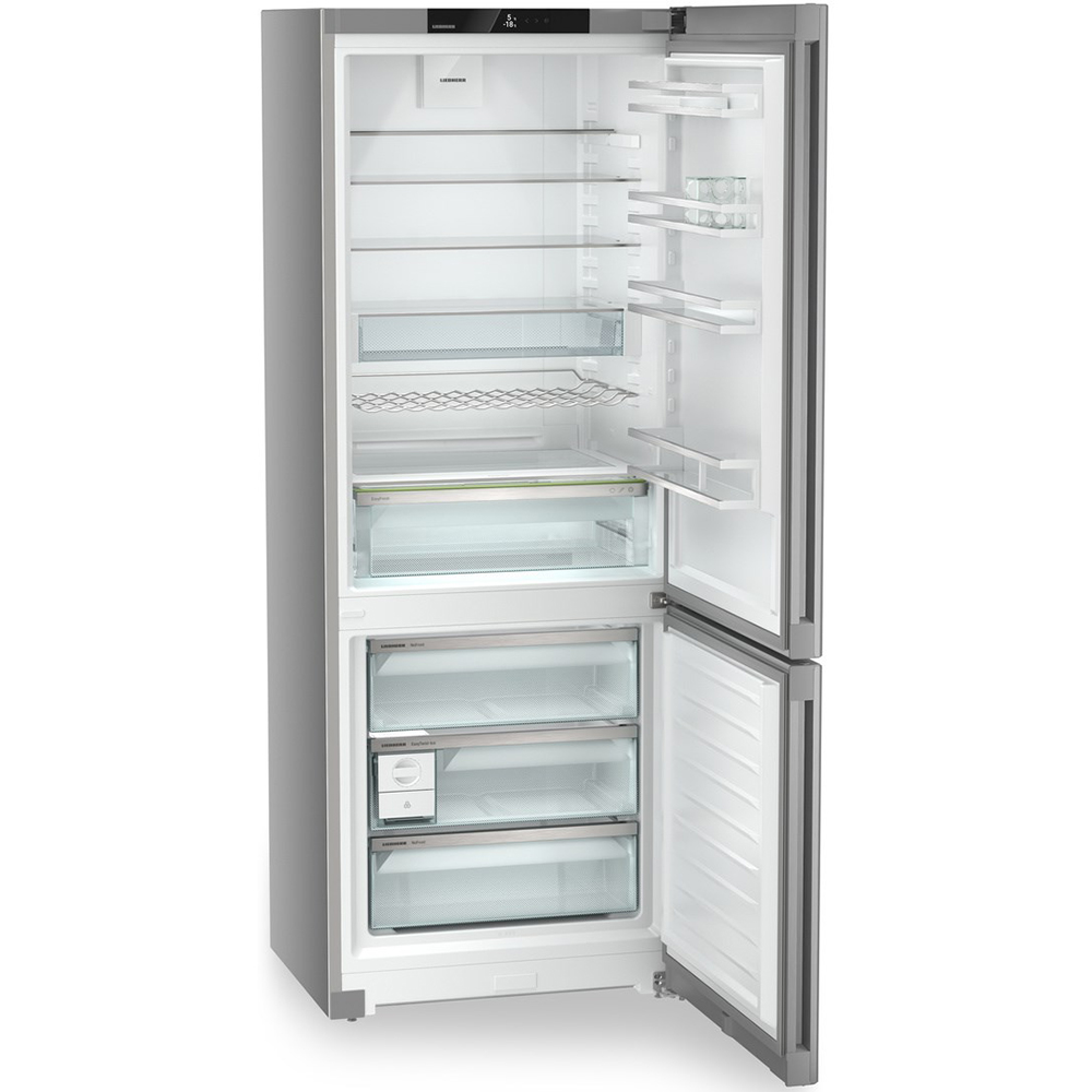 Combina frigorifica LIEBHERR CNsfd 7723 Plus, Duo Cooling, 486 l, H 201.5 cm, Clasa D, argintiu