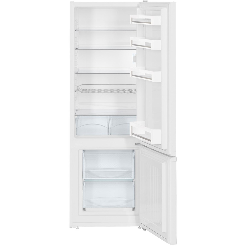 Combina frigorifica LIEBHERR CUe281-26, SmartFrost, 266 l, H 161 cm, Clasa E, alb