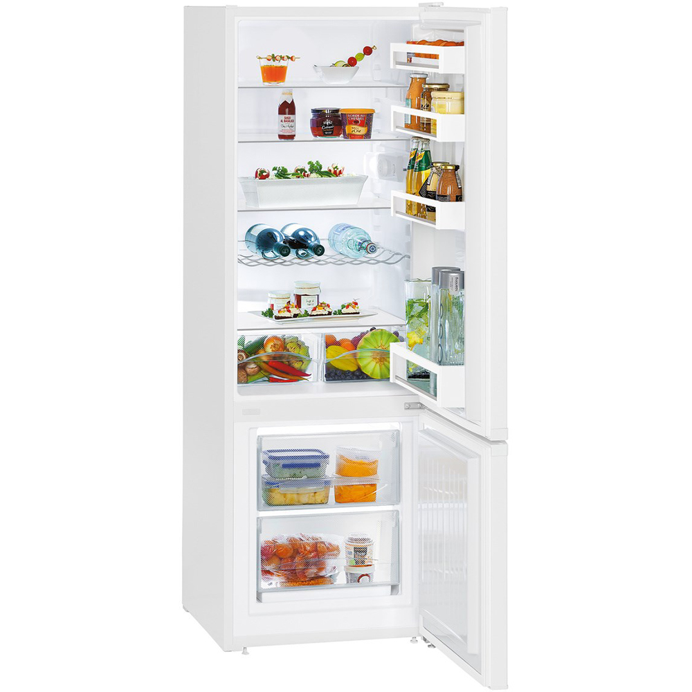 Combina frigorifica LIEBHERR CUe281-26, SmartFrost, 266 l, H 161 cm, Clasa E, alb