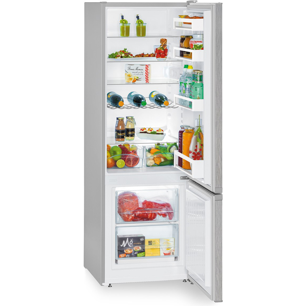 Combina frigorifica LIEBHERR CUele281-26, SmartFrost, 266 l, H 161 cm, Clasa E, argintiu