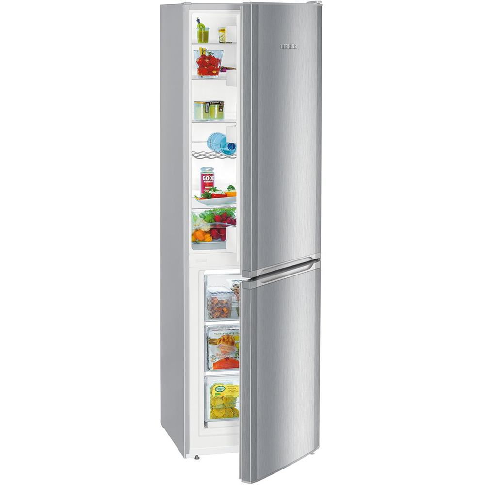 Combina frigorifica LIEBHERR CUele331-26, SmartFrost, 296 l, H 181 cm, Clasa E, argintiu