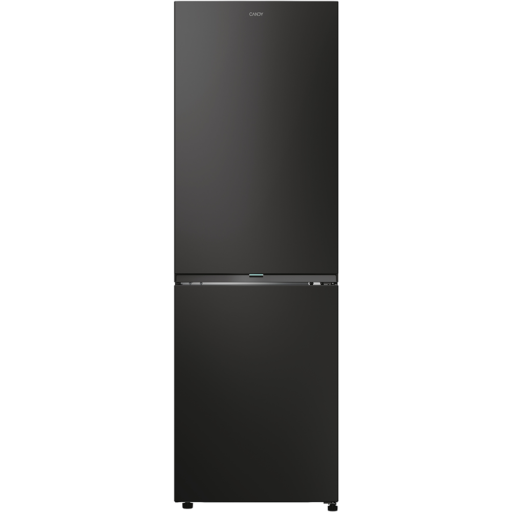Combina frigorifica CANDY ECN4CQTEB186, Total No Frost, 355 l, H 185 cm, Clasa E, Wi-Fi, negru