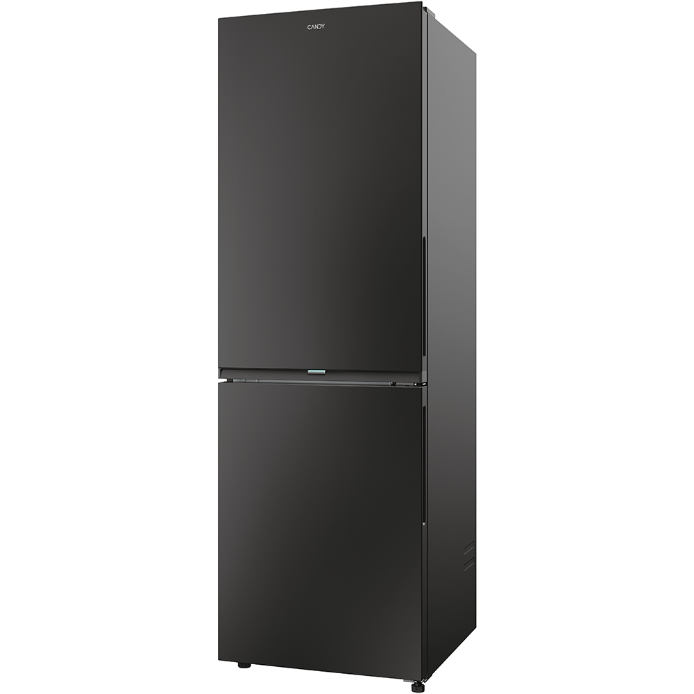 Combina frigorifica CANDY ECN4CQTEB186, Total No Frost, 355 l, H 185 cm, Clasa E, Wi-Fi, negru