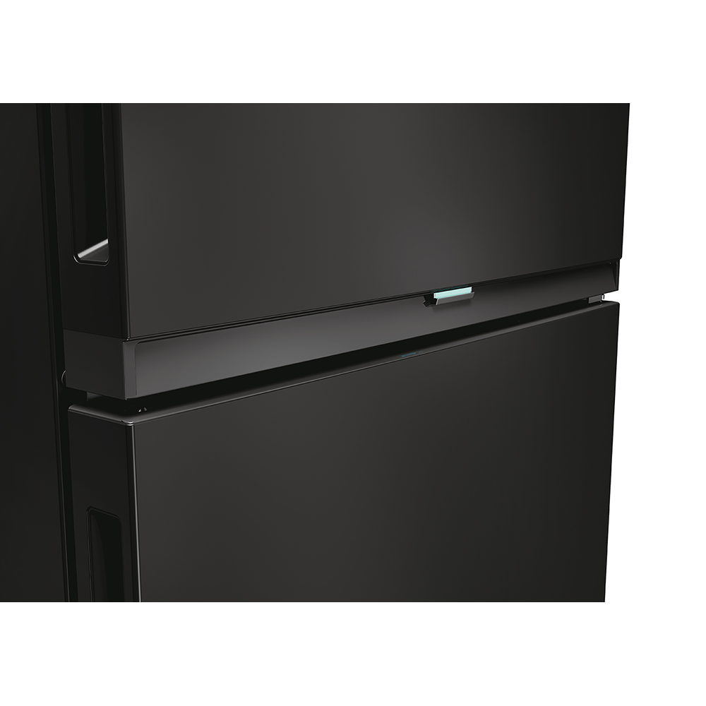 Combina frigorifica CANDY ECN4CQTEB186, Total No Frost, 355 l, H 185 cm, Clasa E, Wi-Fi, negru