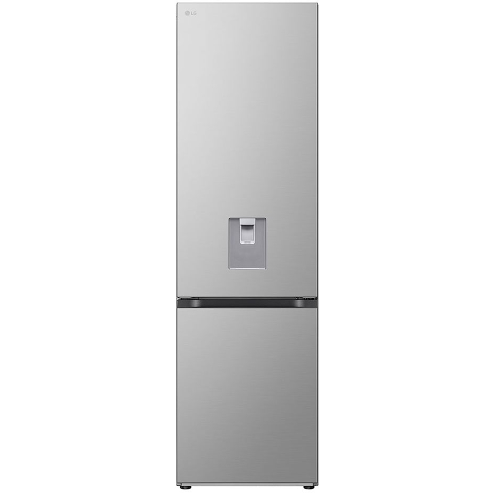 Combina frigorifica LG GBF3202DPY, No Frost, 386 l, H 203 cm, Clasa D, Dozator apa, argintiu