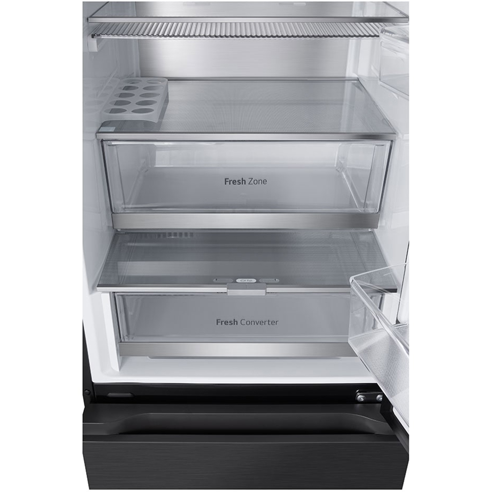 Combina frigorifica LG GBG5160CEV, No Frost, InstaView, 349 l, H 186 cm, Clasa C, Wi-Fi, negru