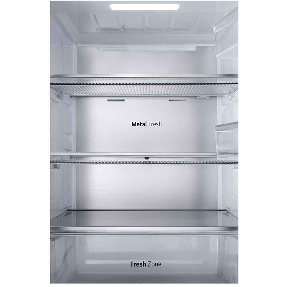 Combina frigorifica LG GBG5160CEV, No Frost, InstaView, 349 l, H 186 cm, Clasa C, Wi-Fi, negru