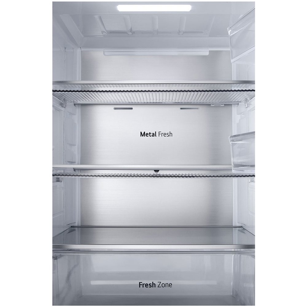 Combina frigorifica LG GBG7190CEV, No Frost, MoodUP, 349 l, H 186 cm, Clasa C, Wi-Fi, negru