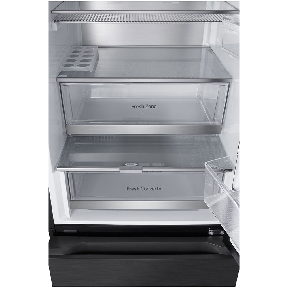 Combina frigorifica LG GBG7190CEV, No Frost, MoodUP, 349 l, H 186 cm, Clasa C, Wi-Fi, negru