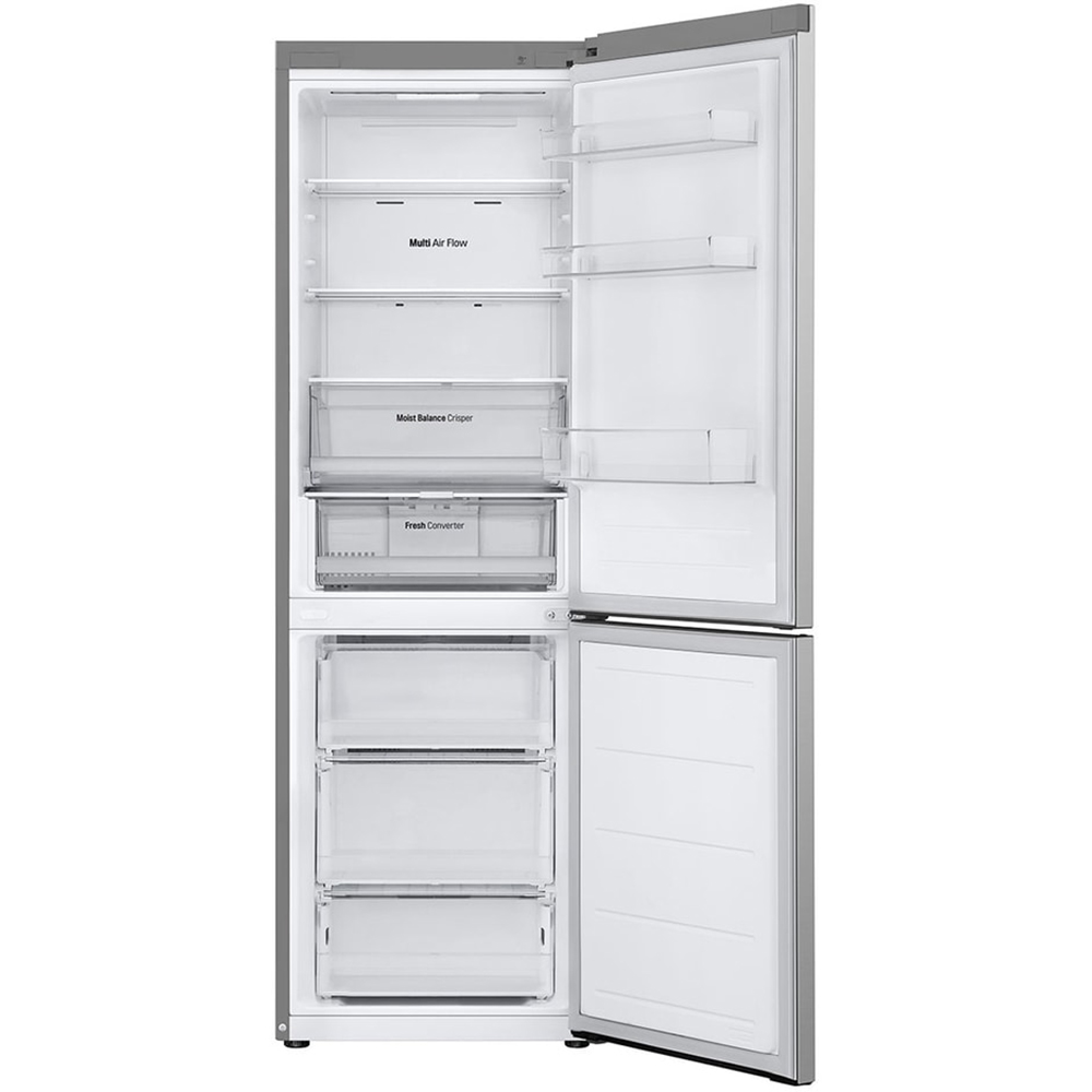 Combina frigorifica LG GBV3110EPY, No Frost, 344 l, H 186 cm, Clasa E, argintiu