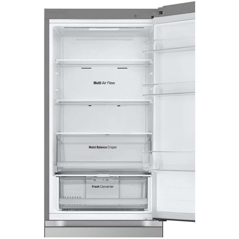 Combina frigorifica LG GBV3110EPY, No Frost, 344 l, H 186 cm, Clasa E, argintiu