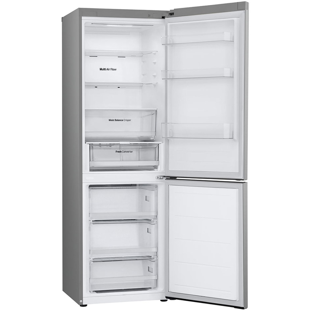 Combina frigorifica LG GBV3110EPY, No Frost, 344 l, H 186 cm, Clasa E, argintiu