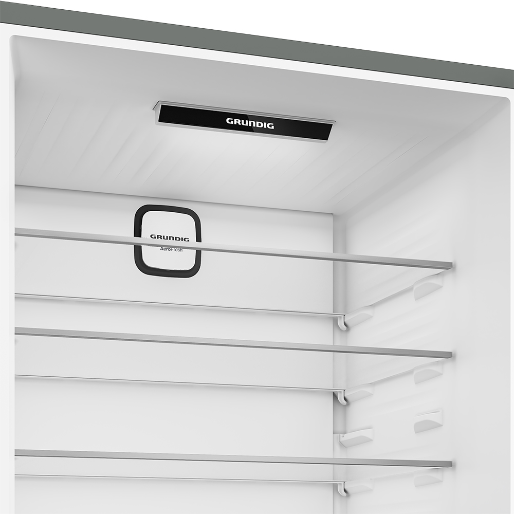 Combina frigorifica GRUNDIG GKPN 67830 FXRW, No Frost Duo Cooling, 551 l, H 187 cm, Clasa D, dark inox