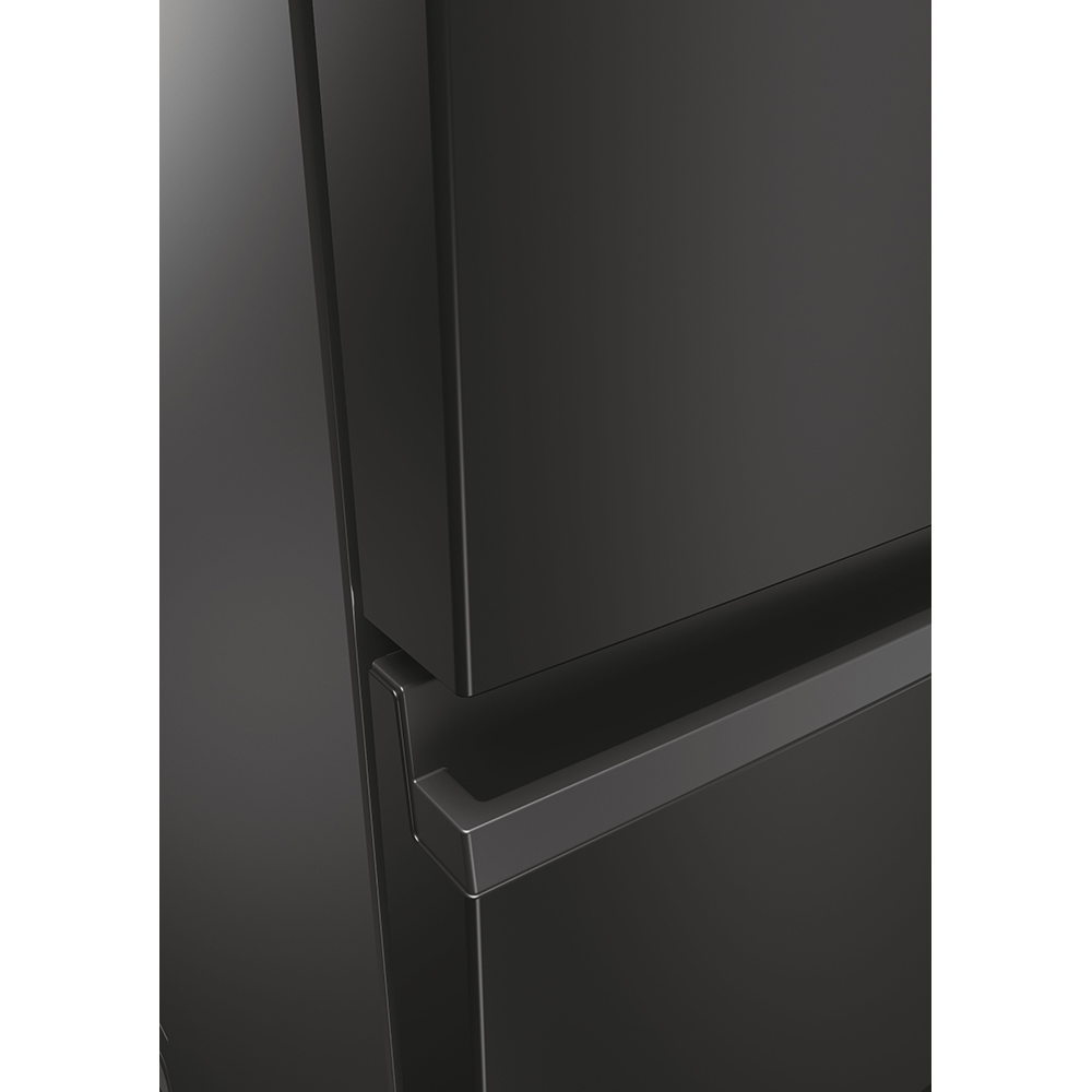 Combina frigorifica HAIER HTW5618DNPT, Total No Frost, 360 l, H 185 cm, Clasa D, Wi-Fi, negru