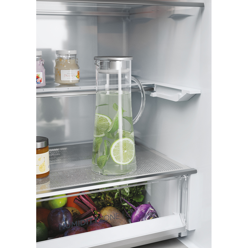 Combina frigorifica HAIER HTW5620CNMP, Total No Frost, 414 l, H 205 cm, Clasa C, Wi-Fi, negru