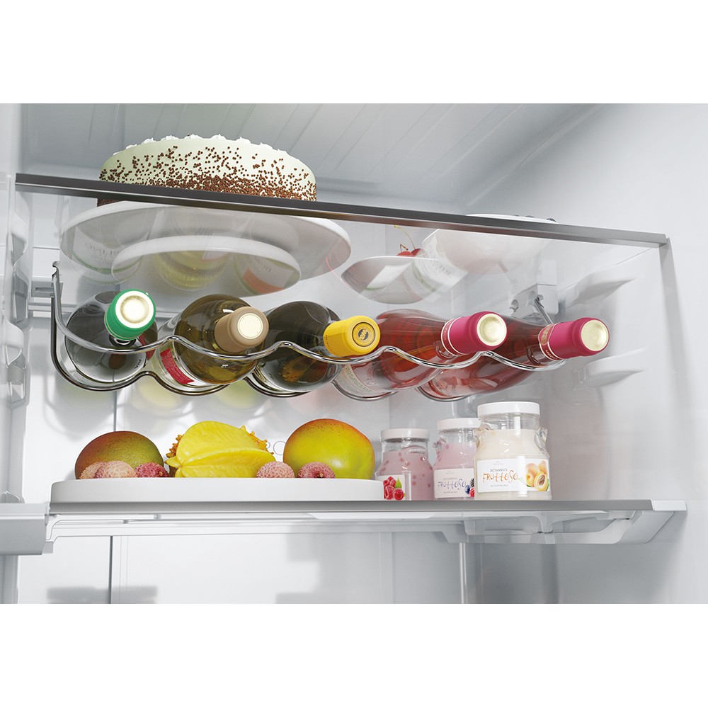 Combina frigorifica HAIER HTW5620DNPT, No Frost, 414 l, H 205 cm, Clasa D, Wi-Fi, negru