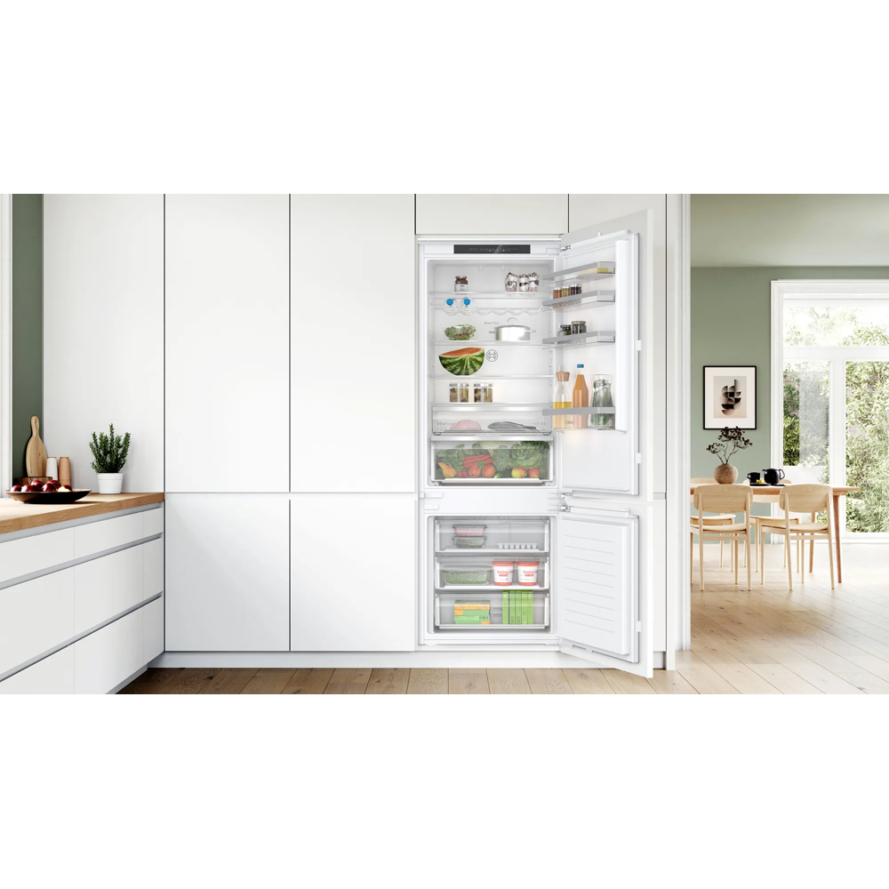 Combina frigorifica incorporabila BOSCH KBN96VFE0, No Frost, 383 l, H 193.5 cm, Clasa E