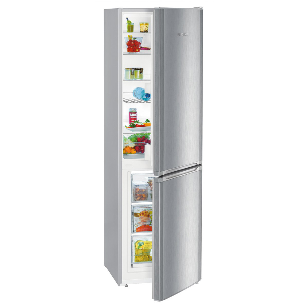 Combina frigorifica LIEBHERR KGle 1855-3.6, Smart Frost, 296 l, H 181 cm, Clasa E, argintiu