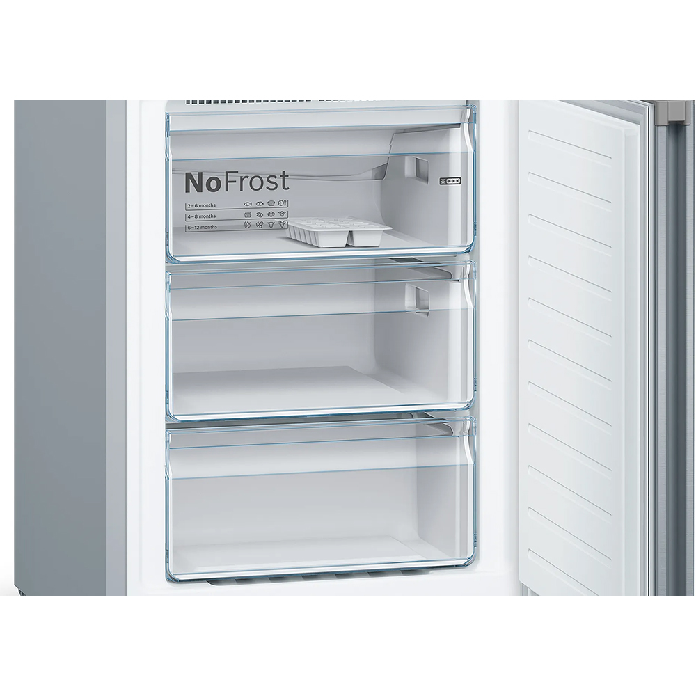 Combina frigorifica BOSCH KGN36VLED, No Frost, 326 l, H 186 cm, Clasa E, inox