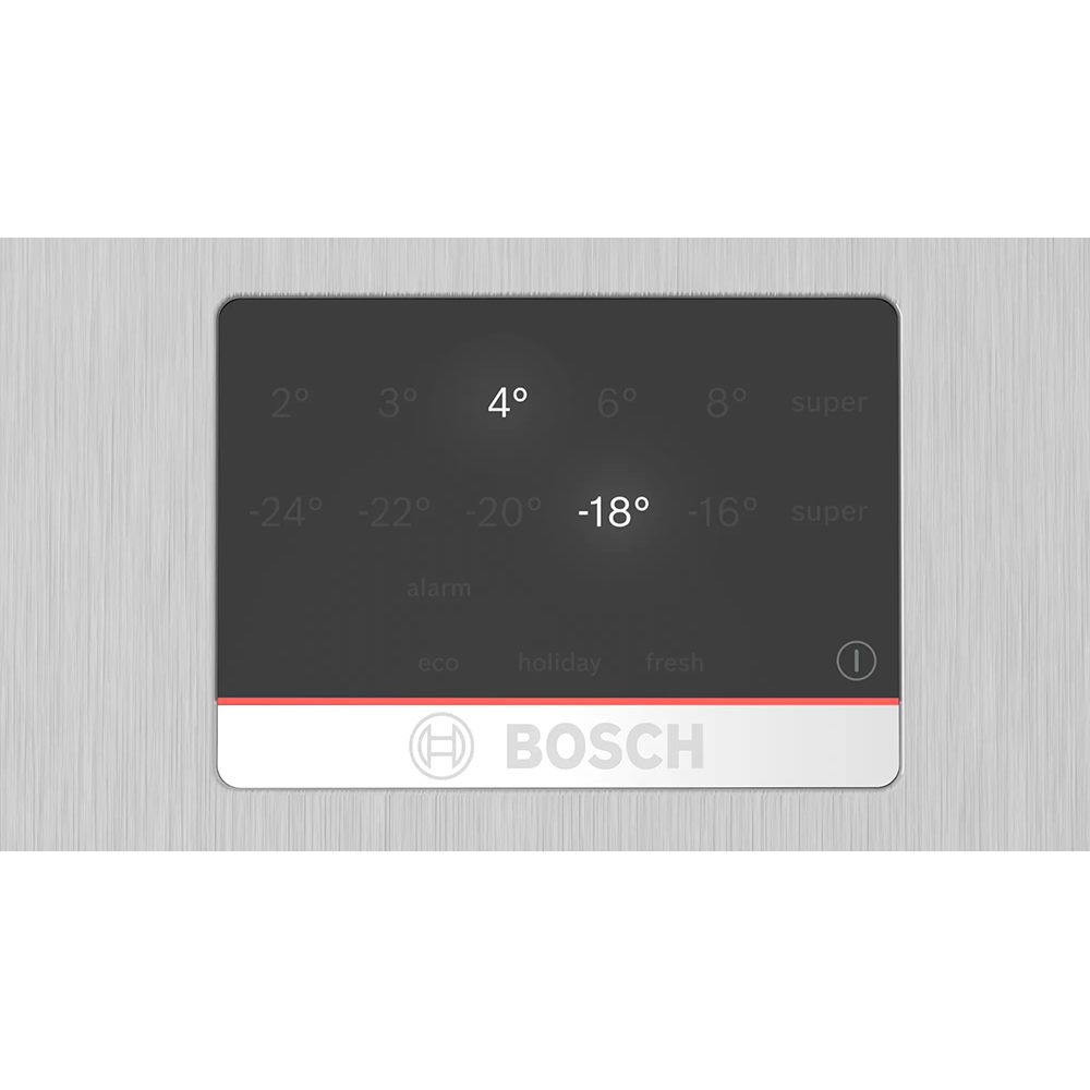 Combina frigorifica BOSCH KGN397LDF, No Frost, 363 l, H 203 cm, Clasa D, inox