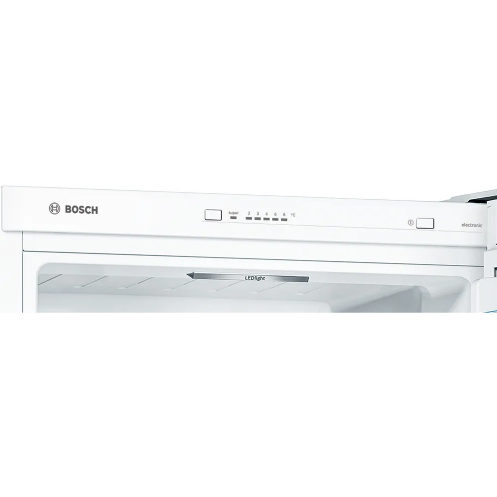 Combina frigorifica BOSCH KGV39VWEA, 343 l, H 201 cm, Clasa E, alb